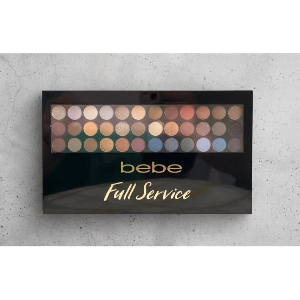Bebe‎ 60+ Color Eyeshadow Palette NEW Neutral Shimmer Matte Full Size Makeup Set